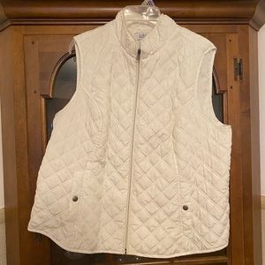 Like new fall vest…off white